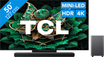 TCL 50" QD Mini-led C71K 4K (2025) + TCL S55H 2.1 Soundbar TCL tv en soundbar bundel