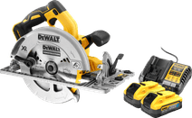 DeWalt DCS572NT-XJ 5,0 Ah POWERSTACK Accu (2x) Starterspakket Cirkelzaag zonder accu