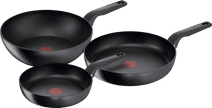 Tefal Hard Titanium Pro Koekenpannenset 24 + 28 cm + Wokpan Tefal wokpan