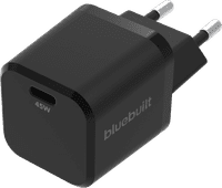 BlueBuilt Power Delivery Oplader met Usb C Poort 45W Zwart iPhone 7 / 7 Plus oplader
