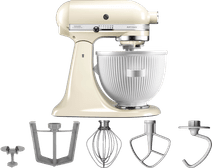 KitchenAid Artisan Mixer 5KSM125 Amandelwit + IJsbereider Keukenrobot