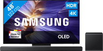Samsung 48" OLED S90F 4K (2025) + Samsung HW-QS700F (2025) Samsung tv met een One Remote afstandsbediening