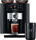 JURA GIGA 10 Diamond Black (EA) + melkkoeler Koffiemachine met dubbel bonenreservoir