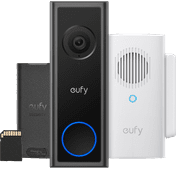 Eufy Video Doorbell C31 + Carte SD + Chime avec Répéteur Wifi Promotion : sonnettes Eufy
