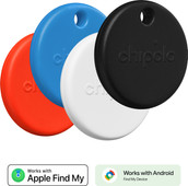 Chipolo POP 4-pack Black, White, Red, Blue 