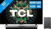 TCL 50" QD Mini-LED C61K (2025) + TCL S55H 2.1 Barre de Son TV Ultra HD 4K