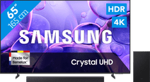 Samsung 65 inches Crystal UHD U8070F 4K (2025) + Samsung HW-B450F (2025) Samsung 65-inch television