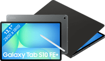Samsung Galaxy Tab S10 FE Plus 13,1 inch 256GB Wifi Grijs + BlueBuilt Book Case Zwart Samsung Galaxy Tab S10 FE Plus