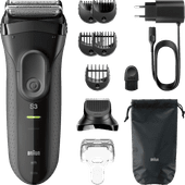 Braun Series 3+ 3000BT Gray Electric shaver for wet shaving