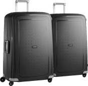 Samsonite S'Cure Spinner 81cm Duo Pack Black Extra large suitcase