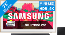 Samsung 75" The Frame Pro LS03FW (2025) + Samsung HW-S800D Noir (2024) TV mini-LED