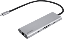 BlueBuilt 8-in-1 Docking Station with USB-C Silver 