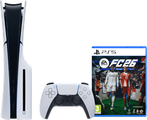 PlayStation 5 Slim Disc Edition + EA Sports FC 26 PlayStation 5 Pro ou Slim
