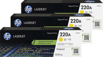 HP 220A LaserJet Toner Jaune (3 Pièces) Toner HP