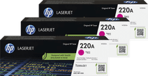 HP 220A LaserJet Toner Magenta (3 Pièces) Toner HP