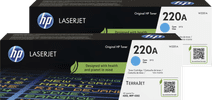 HP 220A LaserJet Toner Cartridge Cyan (2 units) Toner cartridge for HP printer