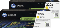 HP 220X LaserJet Toner Jaune (2 Pièces) Toner HP