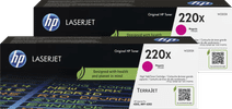 HP 220X LaserJet Toner Magenta (2 Pièces) Toner HP