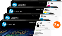 HP 219A LaserJet Toner Pack Combiné (3 Pièces) Toner HP