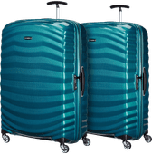 Samsonite Lite-Shock Spinner 81cm Duo Pack Petrol Blue Samsonite spinners