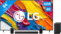LG 86 inches QNED82 4K (2025) + LG DS60TR 86-inch TV