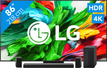 LG 86 inches QNED86 evo 4K (2025) + LG DS70TR 86-inch TV