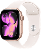 Apple Watch Series 11 Cellular 46 mm Or Rose Bracelet Sport S/M Apple Watch 4G (Cellular)