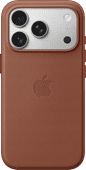 Apple iPhone 17 Pro TechWoven Back Cover met MagSafe Bruin Originele Apple iPhone 17 Pro hoesje