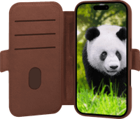 dbramante1928 Lynge iPhone 17 Book Case Leather with MagSafe Brown Book case with fall protection