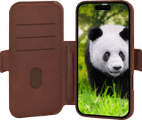 dbramante1928 Lynge iPhone 17 Pro Max Book Case Leather with MagSafe Brown Book case with fall protection