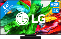 LG 86 inches QNED86 evo 4K (2025) + Sonos Beam Gen2 Black TV with Sonos soundbar