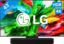 LG 43 inches QNED86 evo 4K (2025) + Sonos Beam Gen2 Black TV with Sonos soundbar