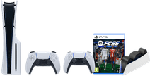 PlayStation 5 Slim Disc Edition + FC 26 + Extra Controller White + Charging Dock PlayStation 5 Pro or Slim