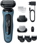 Braun Series 5 52-A1650S Azure Scheerapparaat met scheerblad