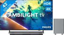 Philips Ambilight 43" PUS8000 4K (2025) + Philips TAB6100 Middelgrote tv
