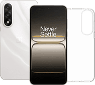 OnePlus Nord 5 256 Go Blanc 5G + BlueBuilt Back Cover Transparent Smartphone avec NFC