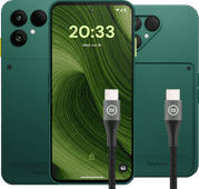 Fairphone 6 256 Go Vert 5G + Pack d'Accessoires Smartphone Android Enterprise Recommended