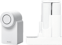 Nuki Smart Lock Go + Powerpack Wit Slim deurslot met vingerafdruk