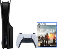 PlayStation 5 Slim Disc Edition + Battlefield 6 + Covers Zwart Console kopen?