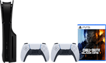 PlayStation 5 Slim Disc Edition + Black Ops 7 + Covers Zwart + Extra Controller Wit Console kopen?