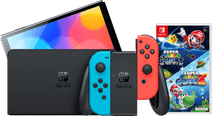 Nintendo Switch OLED Blauw/Rood + Super Mario Galaxy 1+2 Nintendo Switch
