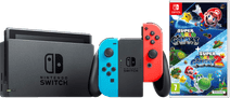 Nintendo Switch Rood/Blauw + Super Mario Galaxy 1+2 Nintendo Switch