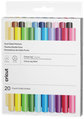 Cricut Joy Feutres à Double Pointe Ultimate Lot de 20 Matériau pour plotter de découpe Cricut Joy