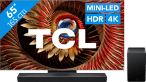 TCL 65" QD Mini-led C81K 4K (2025) + TCL Q65H Tv voor sport kijken