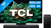 TCL 55" QD Mini-led C71K 4K (2025) + TCL Q65H Tv voor sport kijken