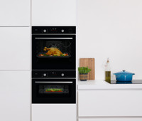 AEG OR6PB52WSB SteamCrisp + AEG OK6NK50WB CombiQuick Oven met automatisch programma