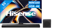 Hisense 55 inches ULED Mini-LED U8Q (2025) + Hisense AX3120Q Hisense television promotion