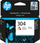HP 304 Cartridge Tri-color Pack (N9K05AE) HP 304 ink cartridge