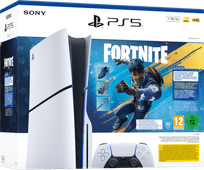 PlayStation 5 Slim Disc Edition - Fortnite Flowering Chaos Bundle The stock in our store in Olen