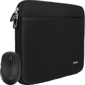 BlueBuilt Laptop Sleeve 37cm 15-16 inches S Black + Tradendum Mouse 